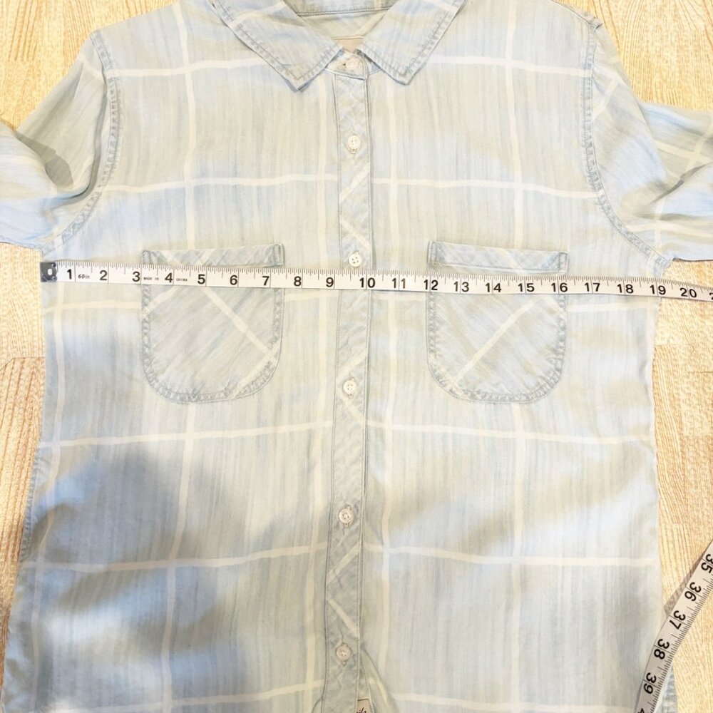 Rails Carter Watercolor Grid Button Down Shirt Si… - image 7